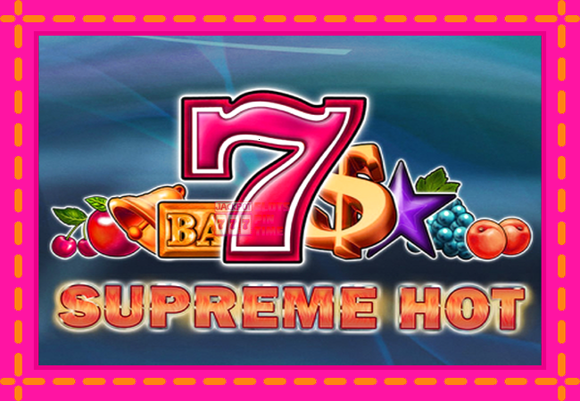 Slot machine Supreme Hot