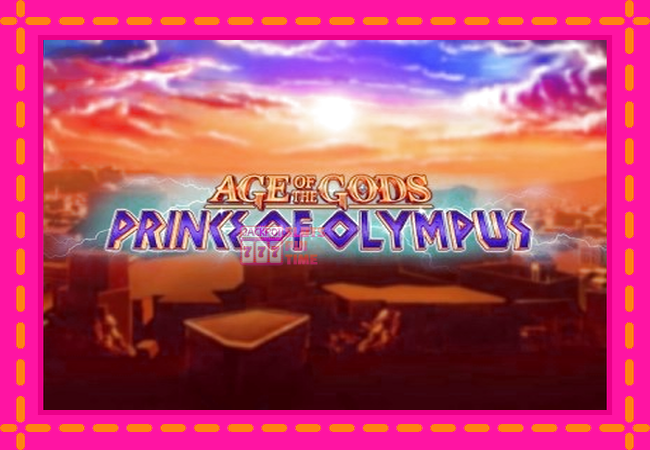 Slot machine Age of the Gods Prince of Olympus