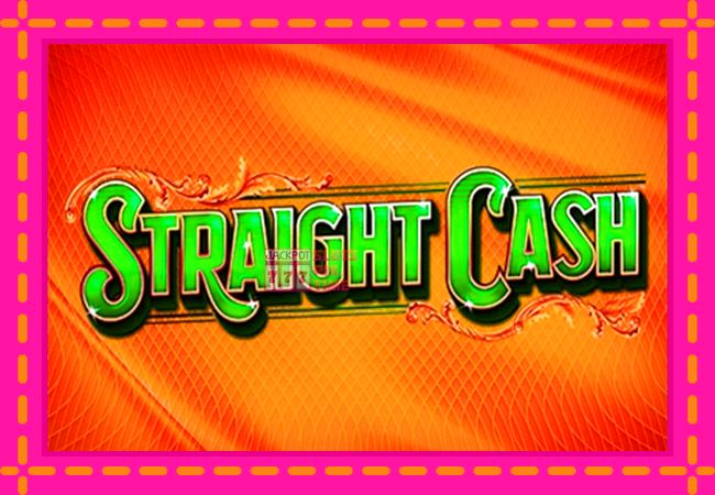 Slot machine Straight Cash