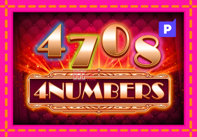 Slot machine 4 Numbers