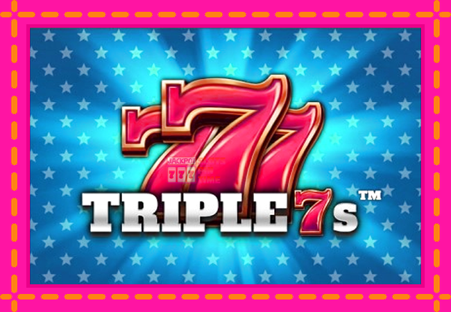 Slot machine Triple 7s