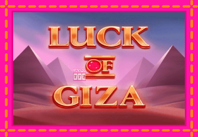 Slot machine Luck of Giza