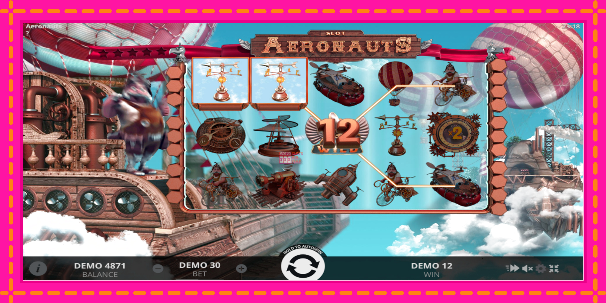 Slot machine Aeronauts gratuitamente, immagine 2