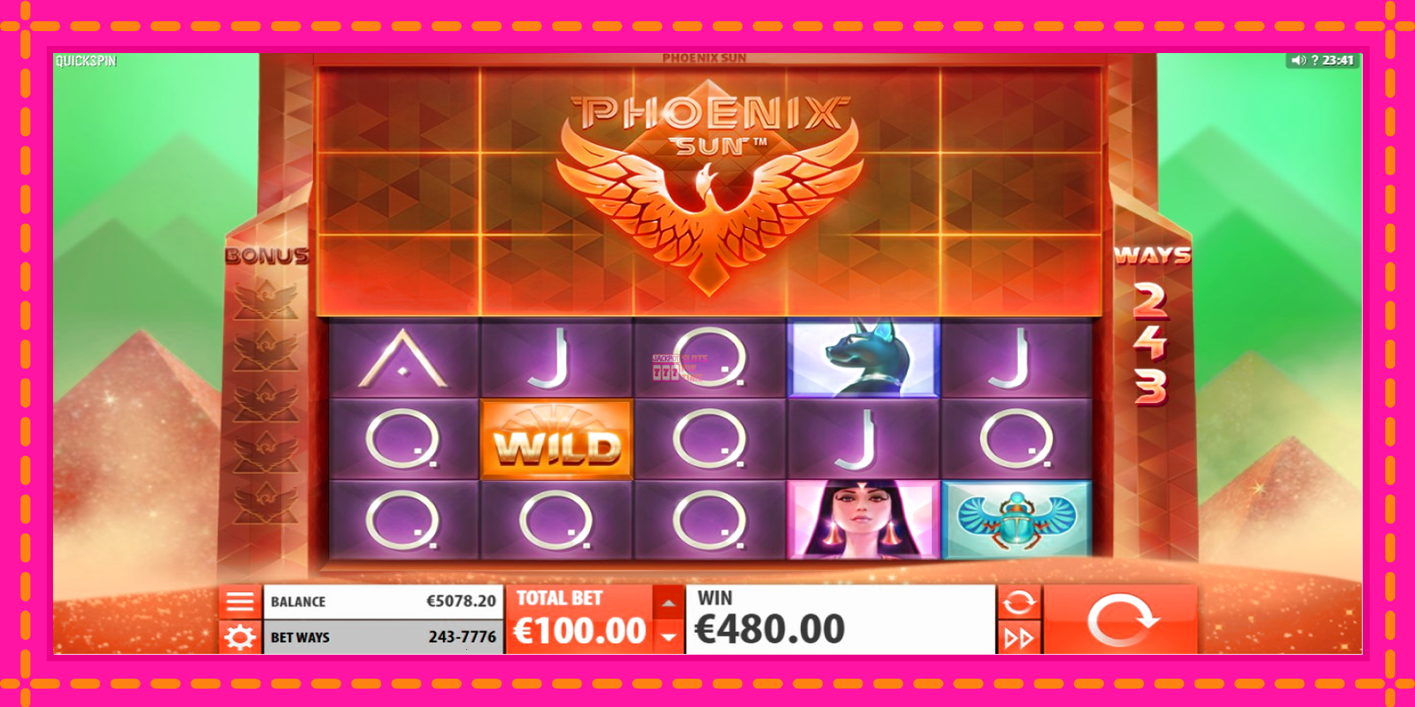 Slot machine Phoenix Sun gratuitamente, immagine 1