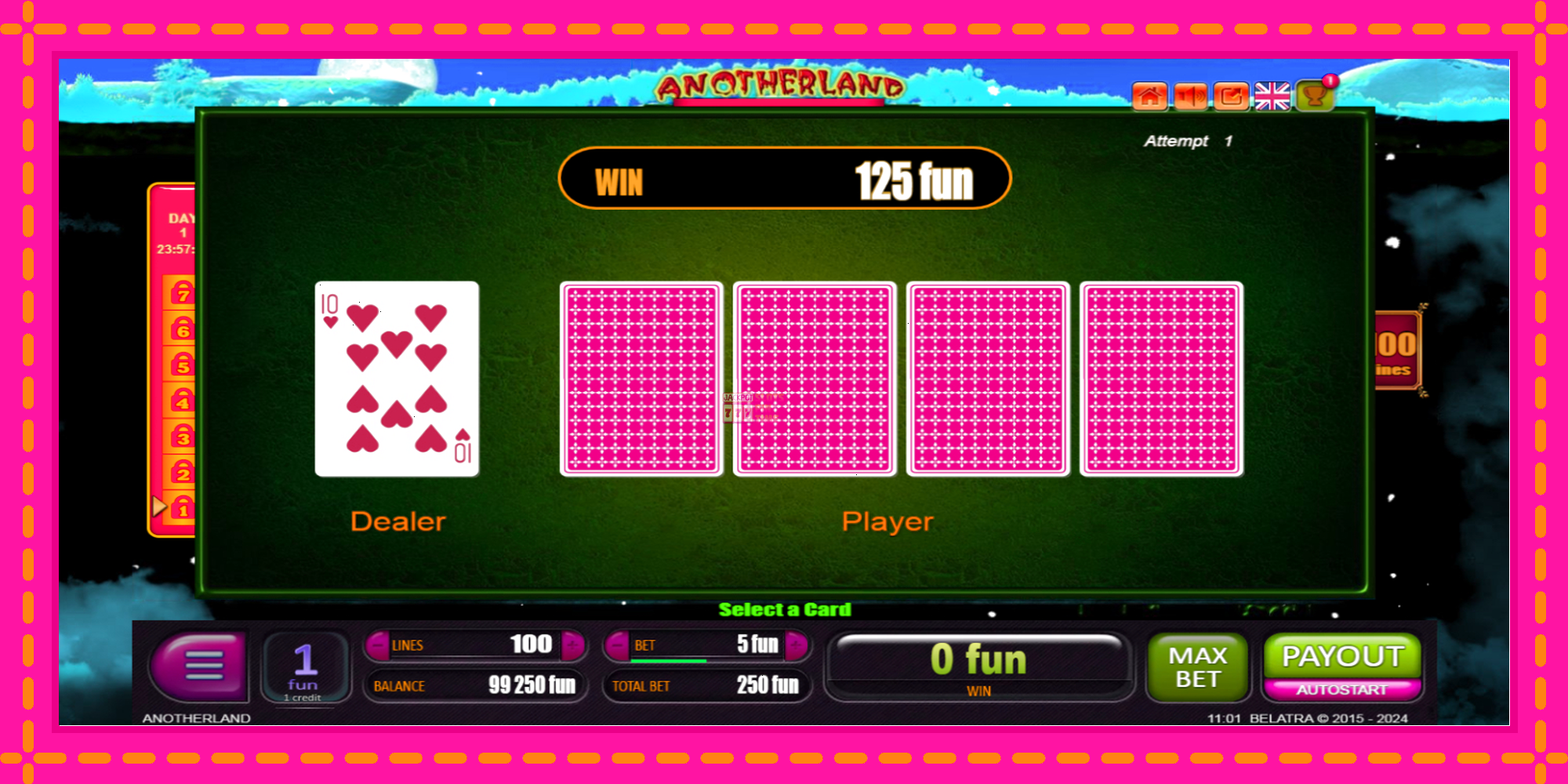 Slot machine 7 Days Anotherland gratuitamente, immagine 4