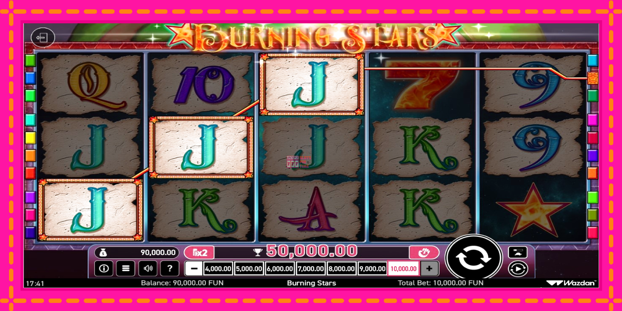 Slot machine Burning Stars gratuitamente, immagine 2