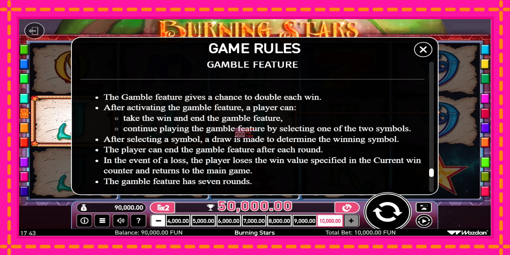 Slot machine Burning Stars gratuitamente, immagine 4