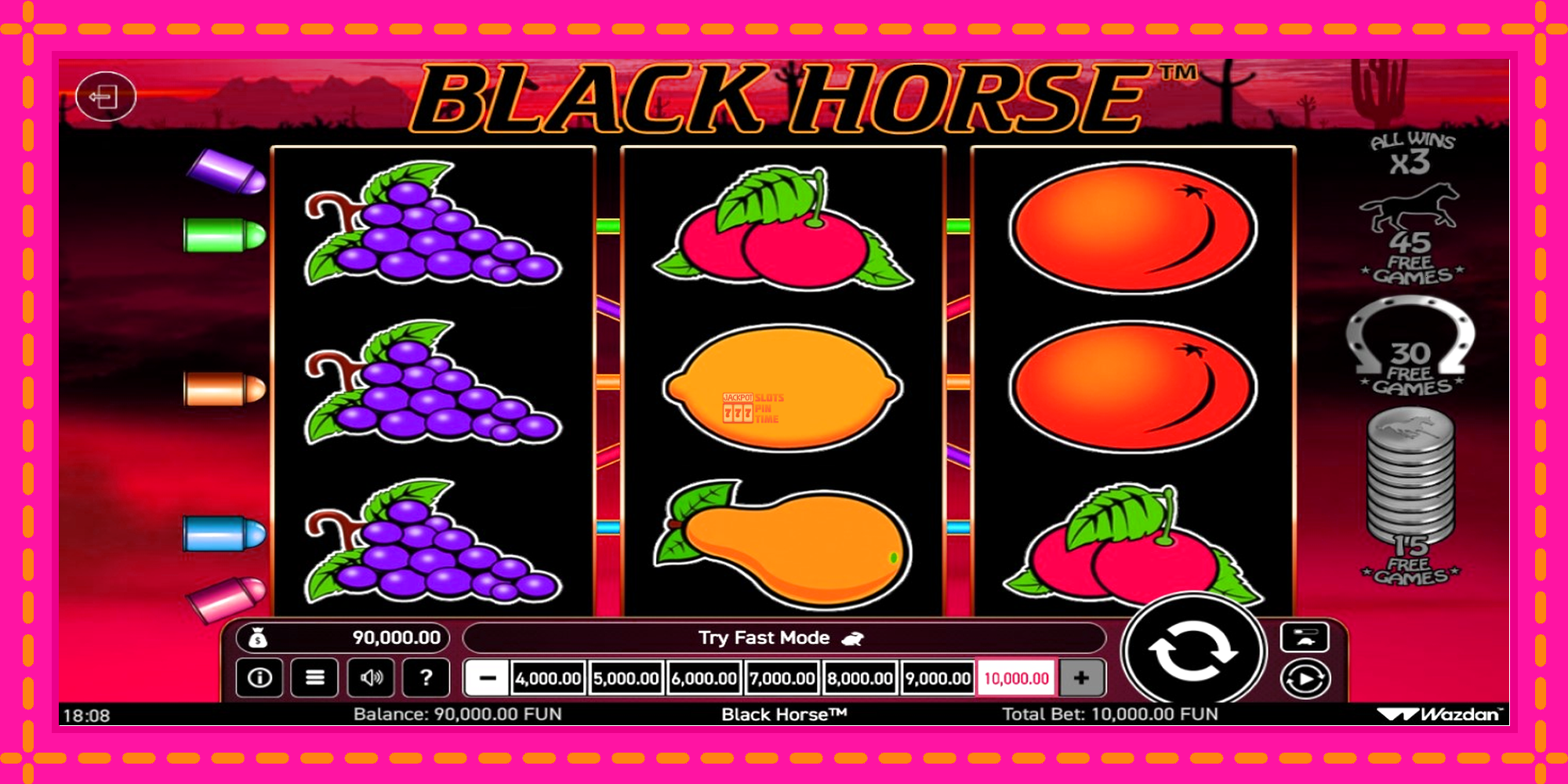 Slot machine Black Horse gratuitamente, immagine 1