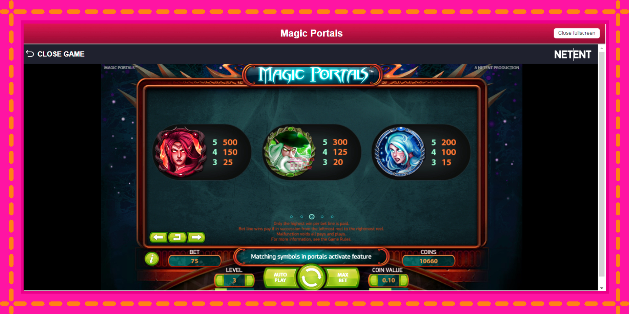 Slot machine Magic Portals gratuitamente, immagine 6