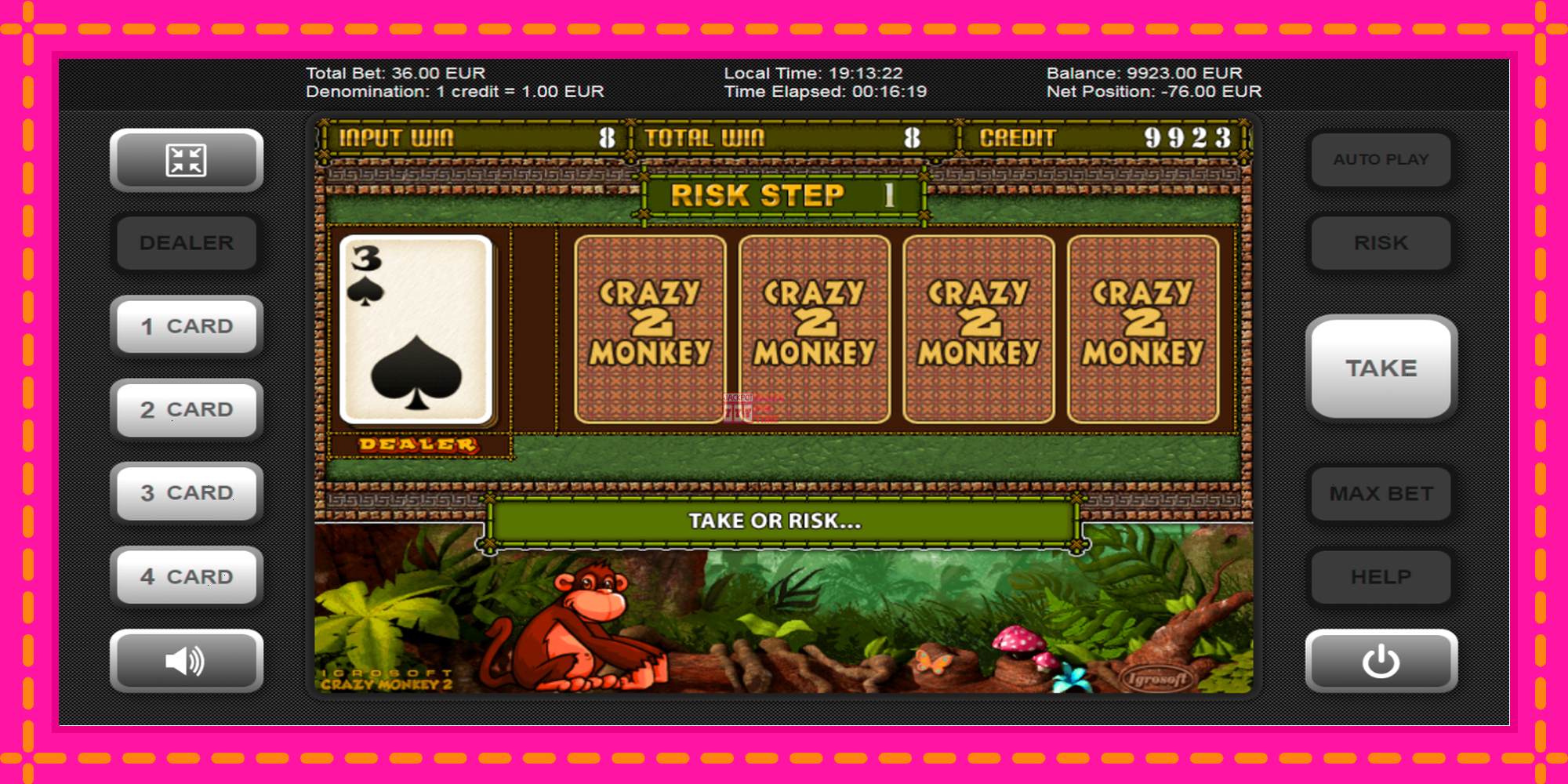 Slot machine Crazy Monkey 2 gratuitamente, immagine 4