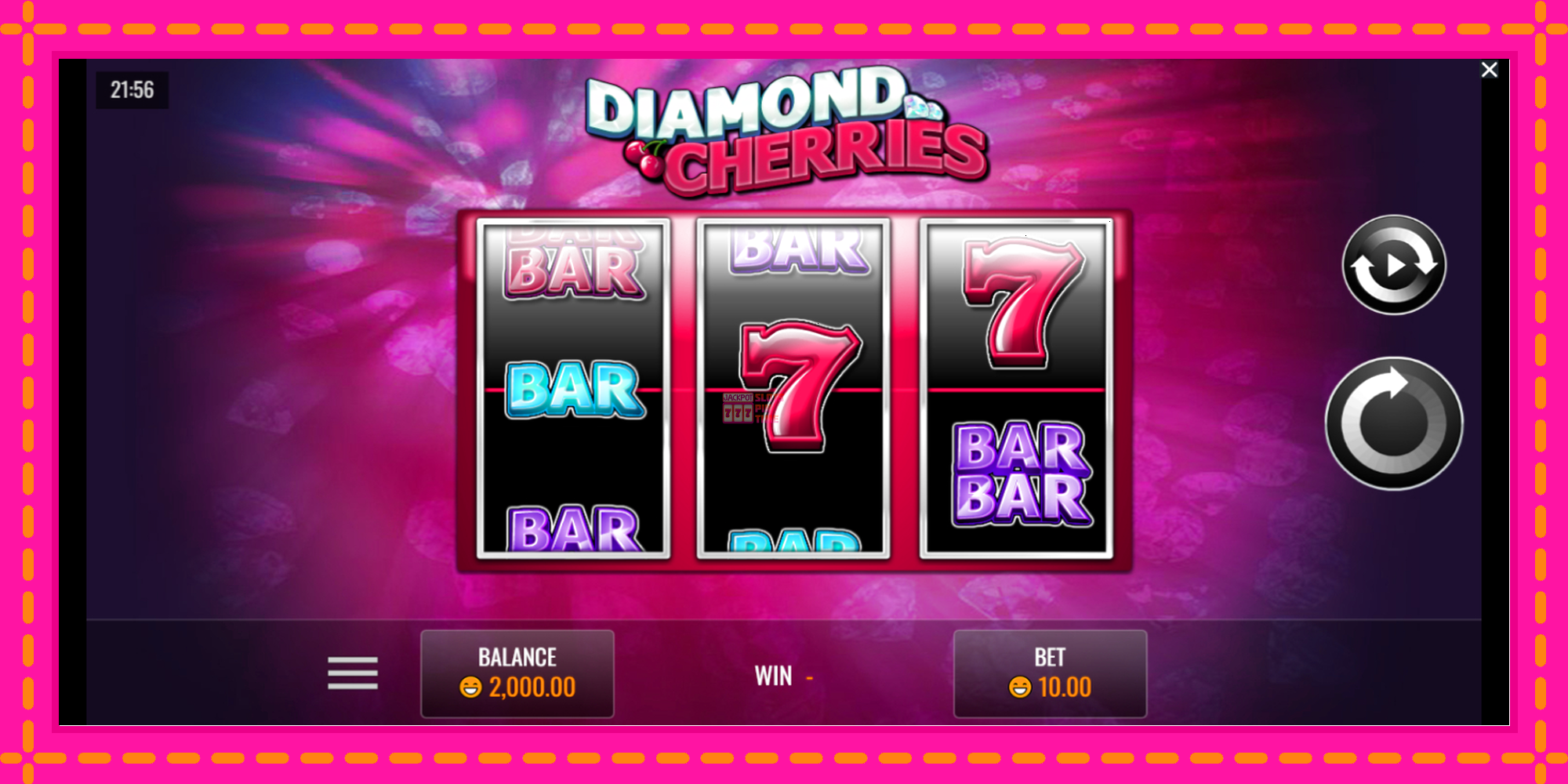 Slot machine Diamond Cherries gratuitamente, immagine 1