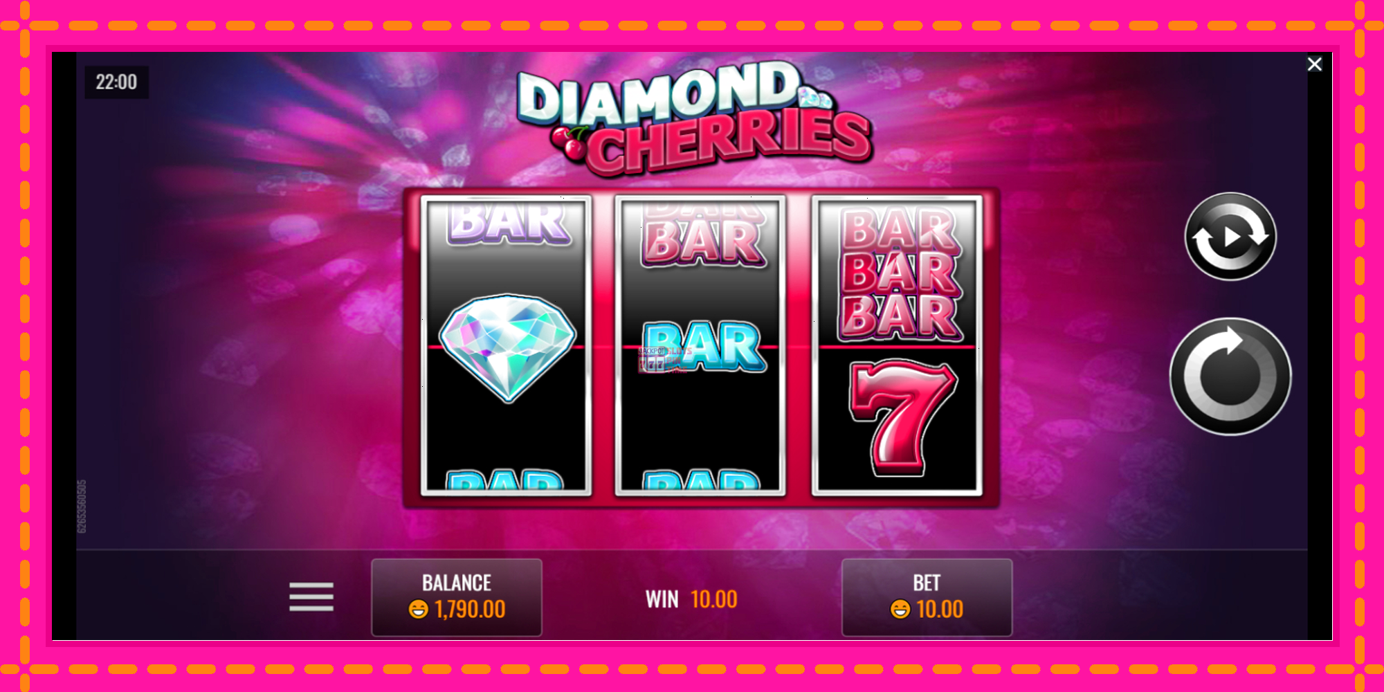 Slot machine Diamond Cherries gratuitamente, immagine 3