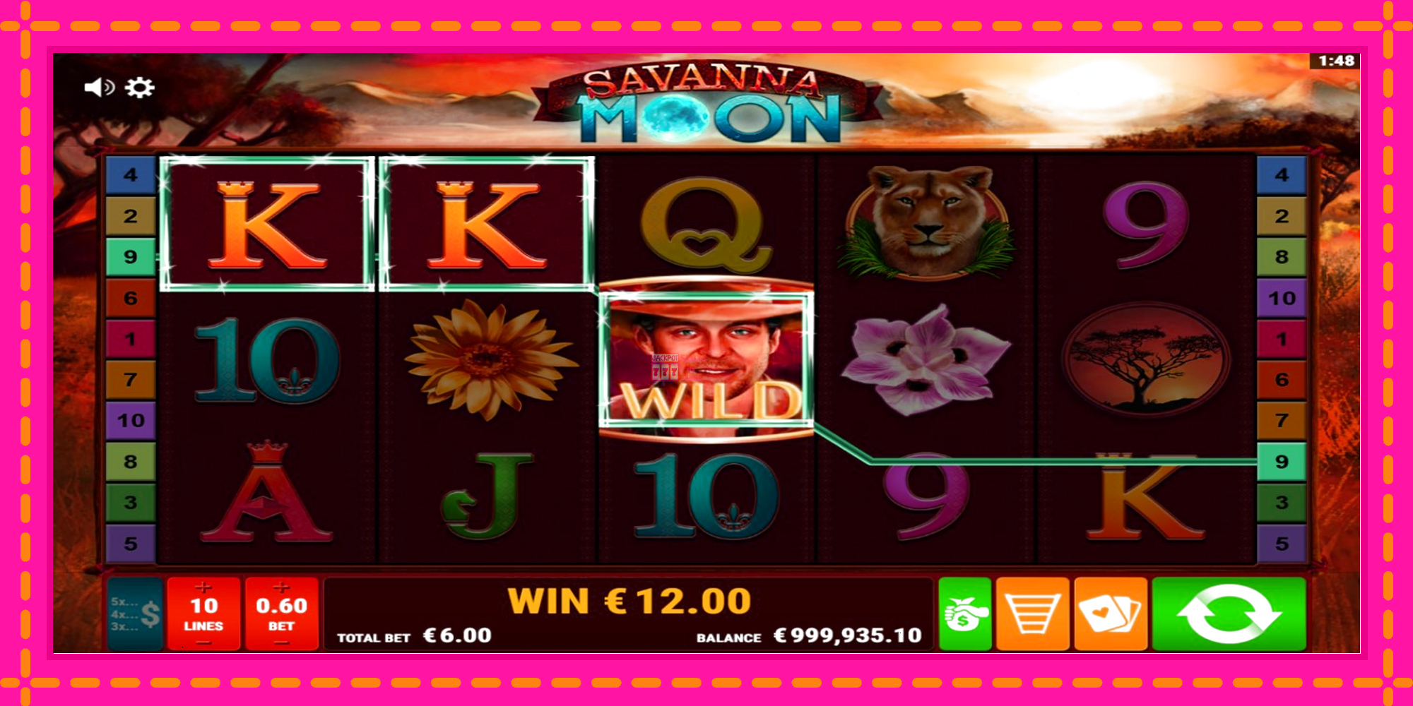 Slot machine Savanna Moon gratuitamente, immagine 3