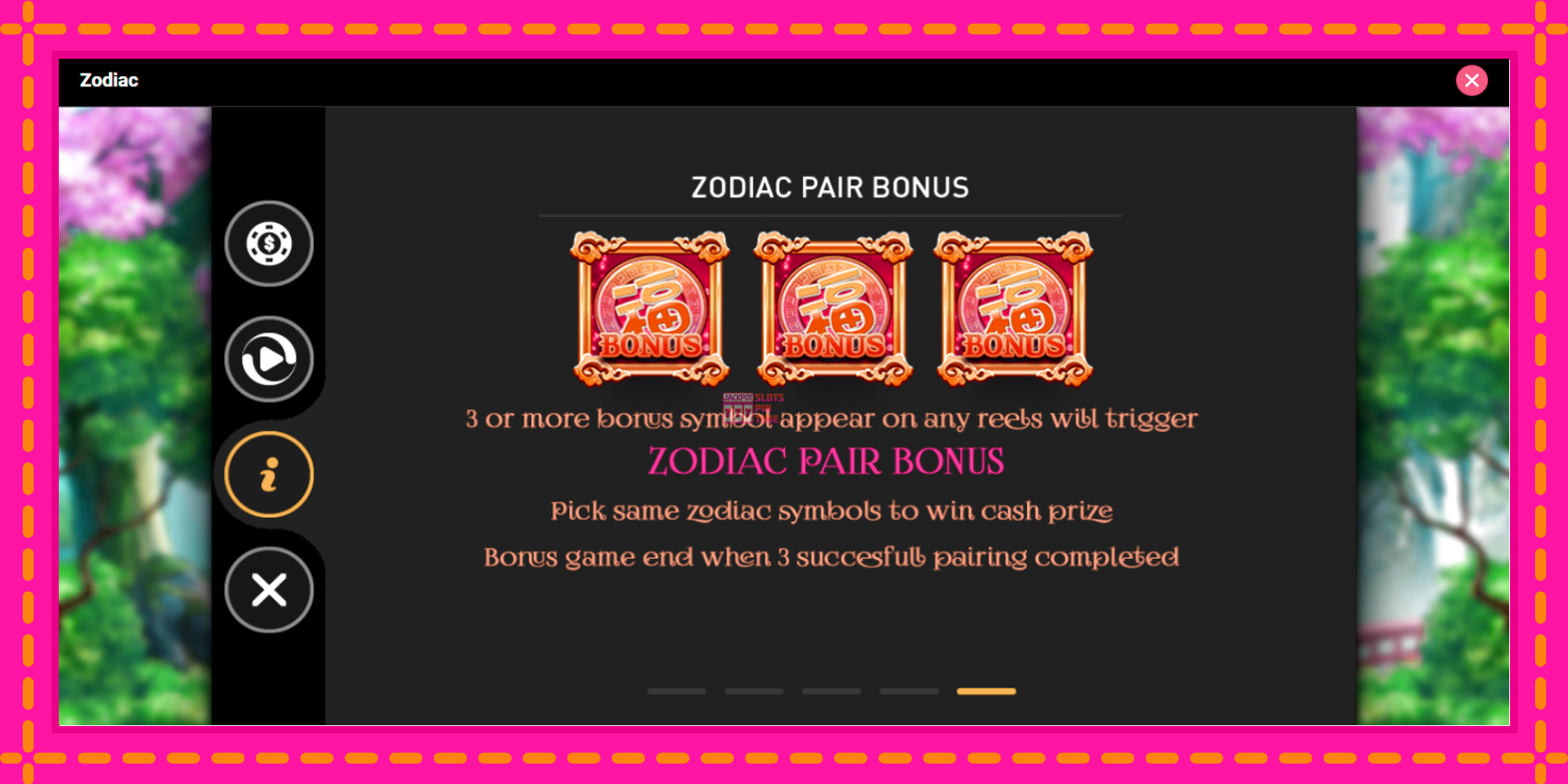 Slot machine Zodiac gratuitamente, immagine 7