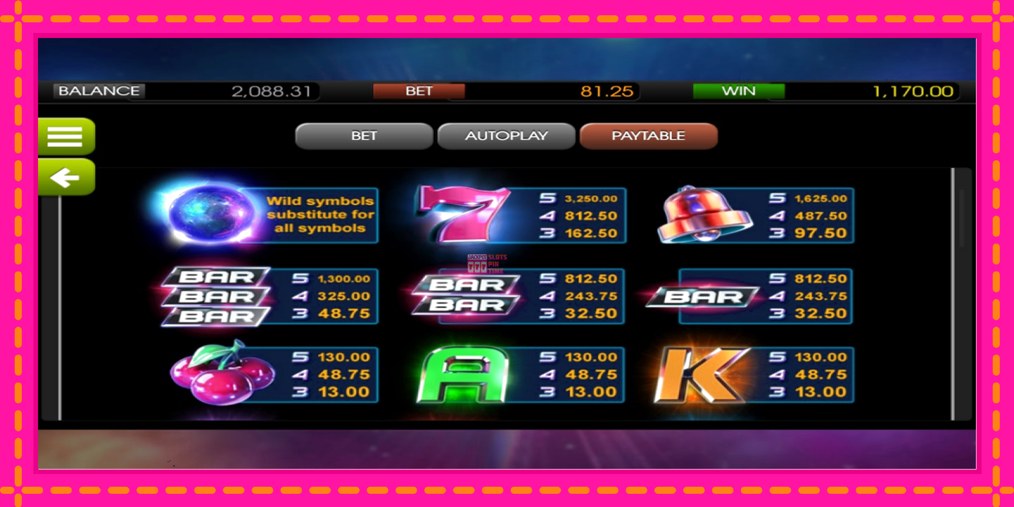 Slot machine Event Horizon gratuitamente, immagine 3