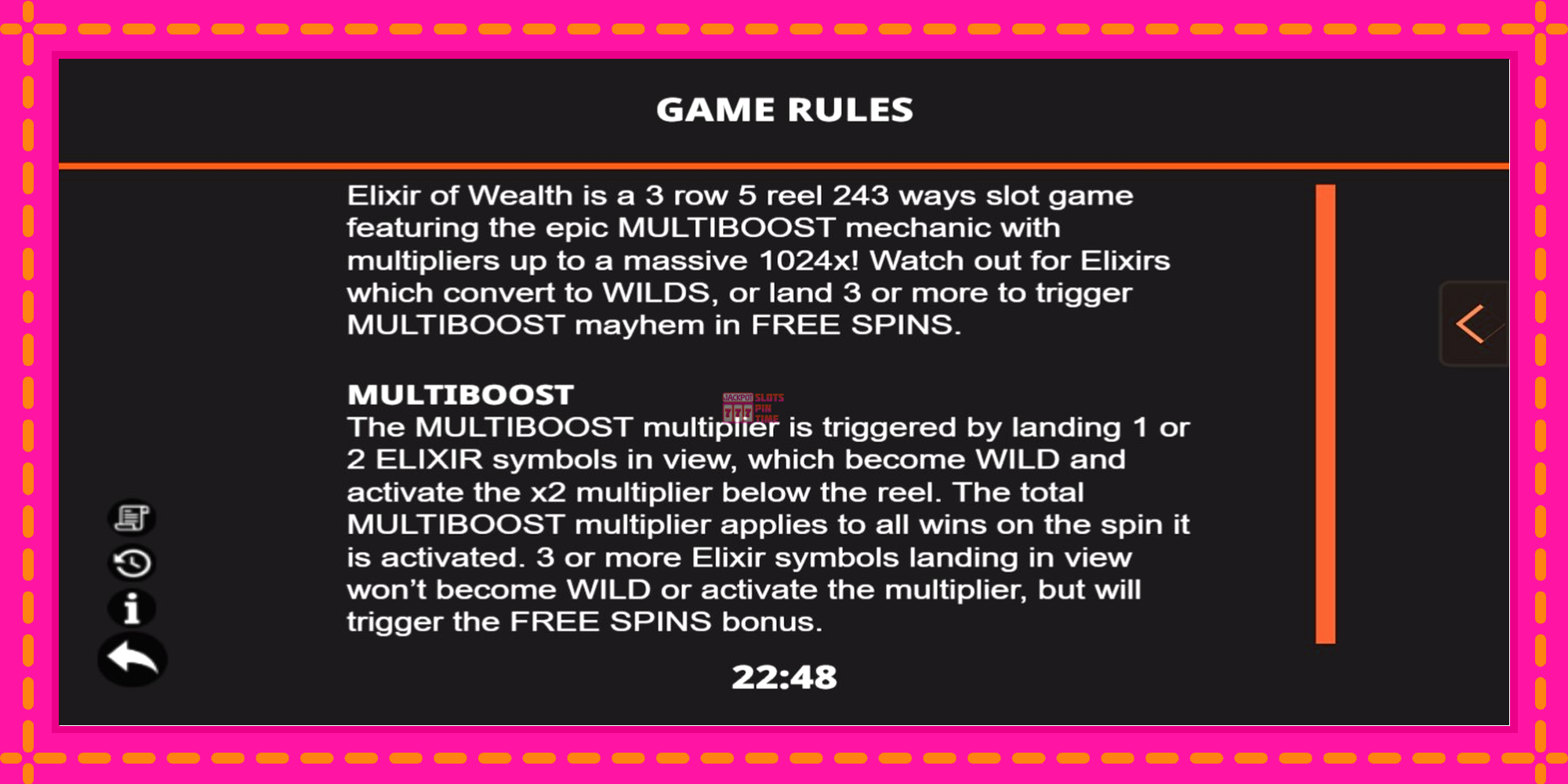 Slot machine Elixir of Wealth gratuitamente, immagine 7