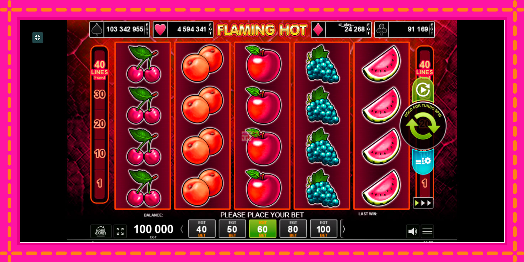 Slot machine Flaming Hot gratuitamente, immagine 1