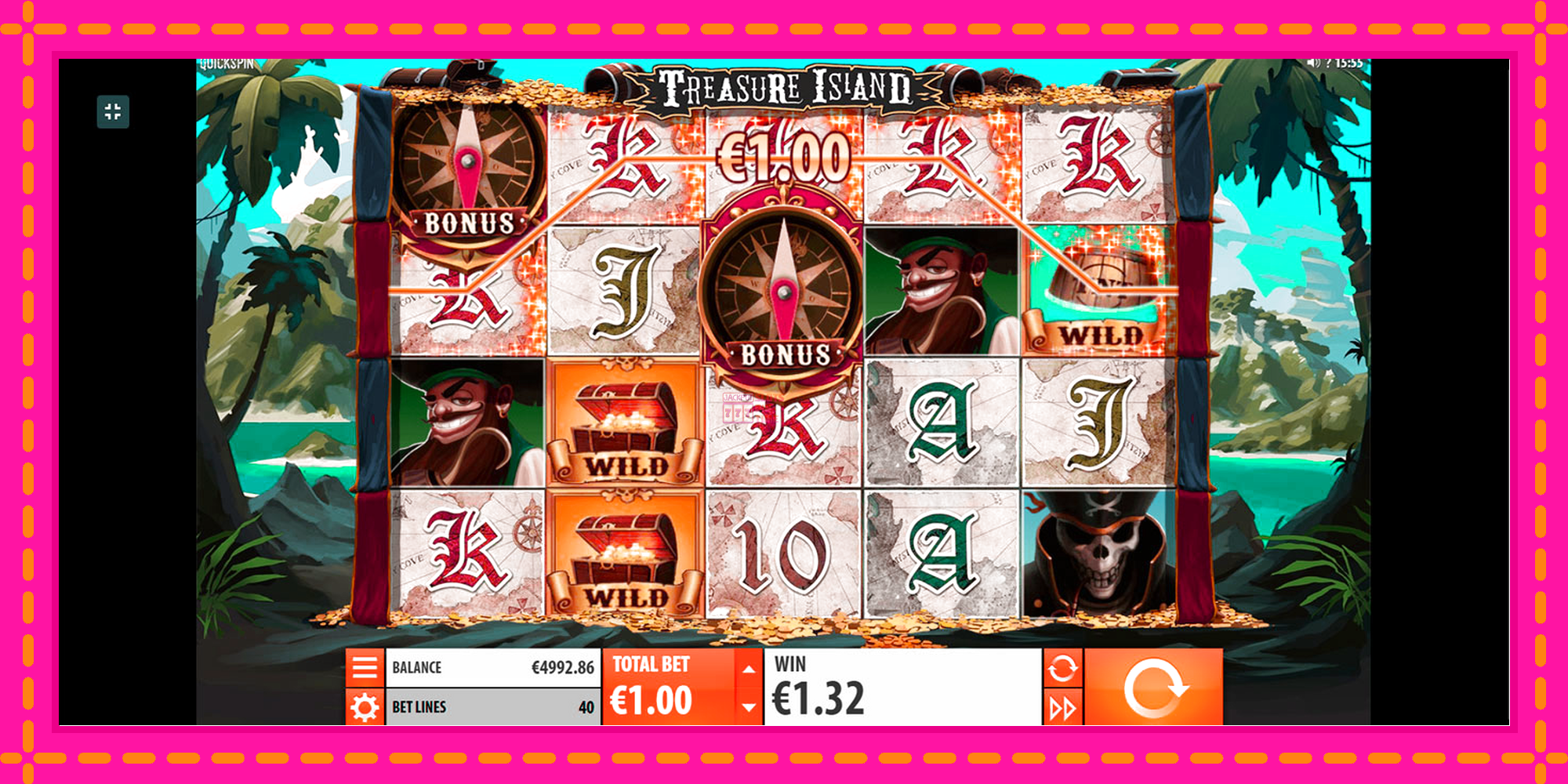 Slot machine Treasure Island gratuitamente, immagine 7