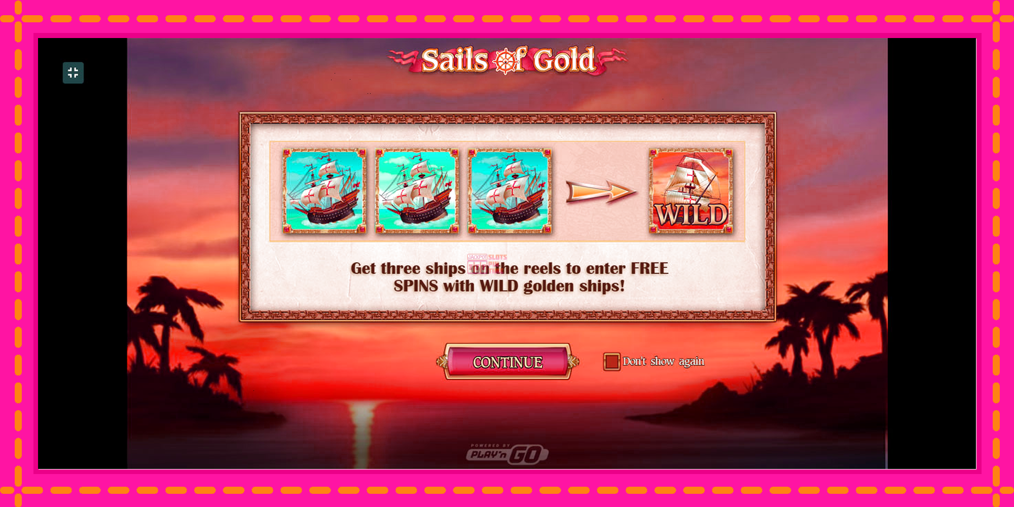 Slot machine Sails of Gold gratuitamente, immagine 1