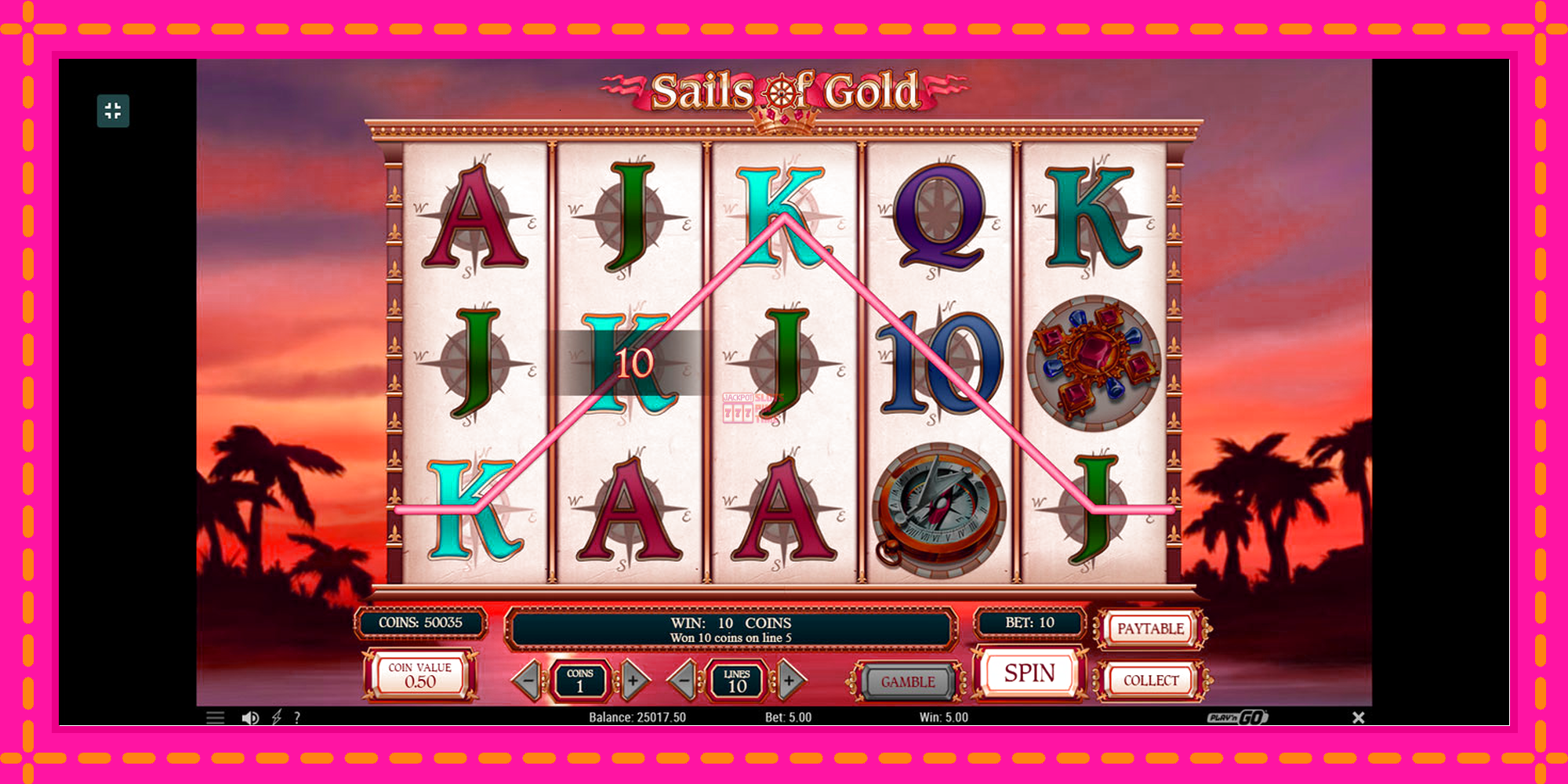 Slot machine Sails of Gold gratuitamente, immagine 7