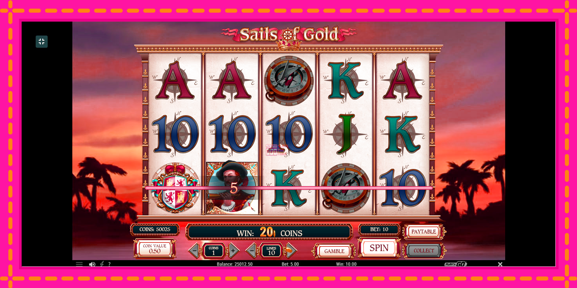 Slot machine Sails of Gold gratuitamente, immagine 8