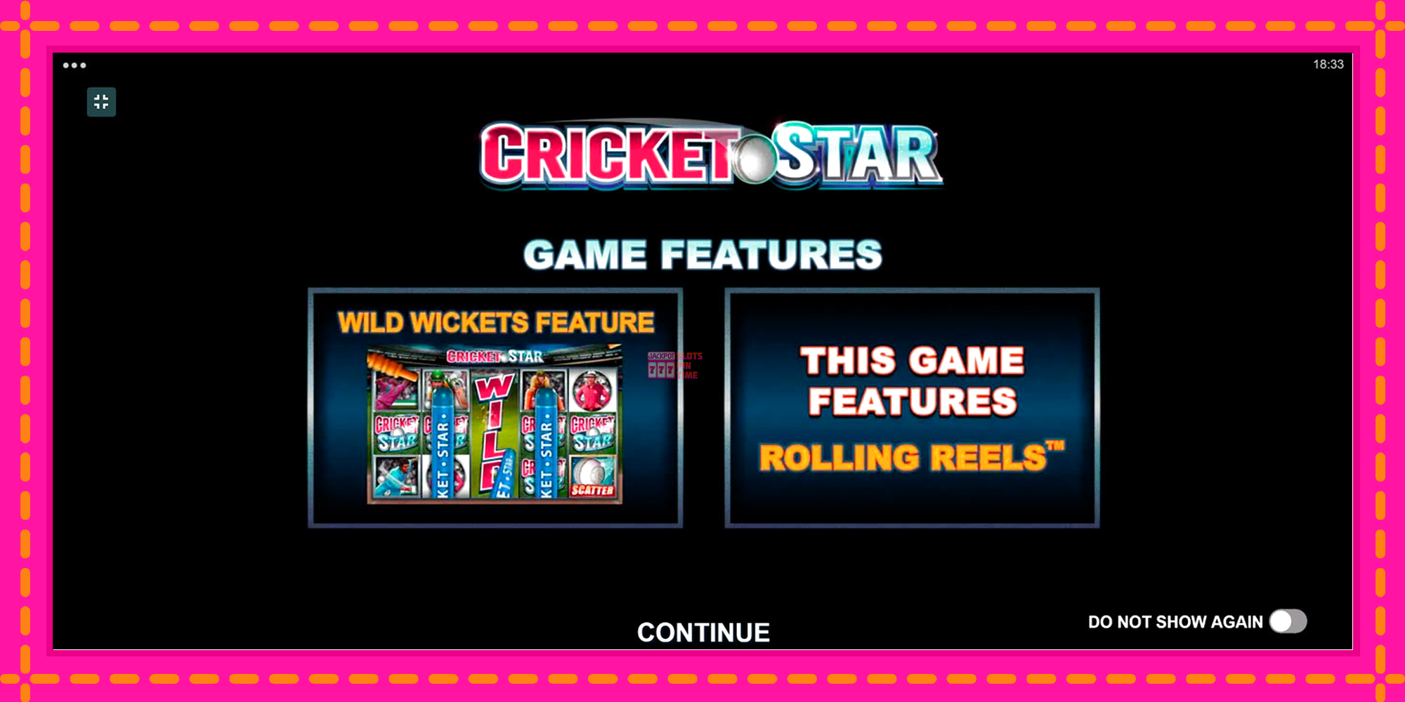 Slot machine Cricket Star gratuitamente, immagine 1