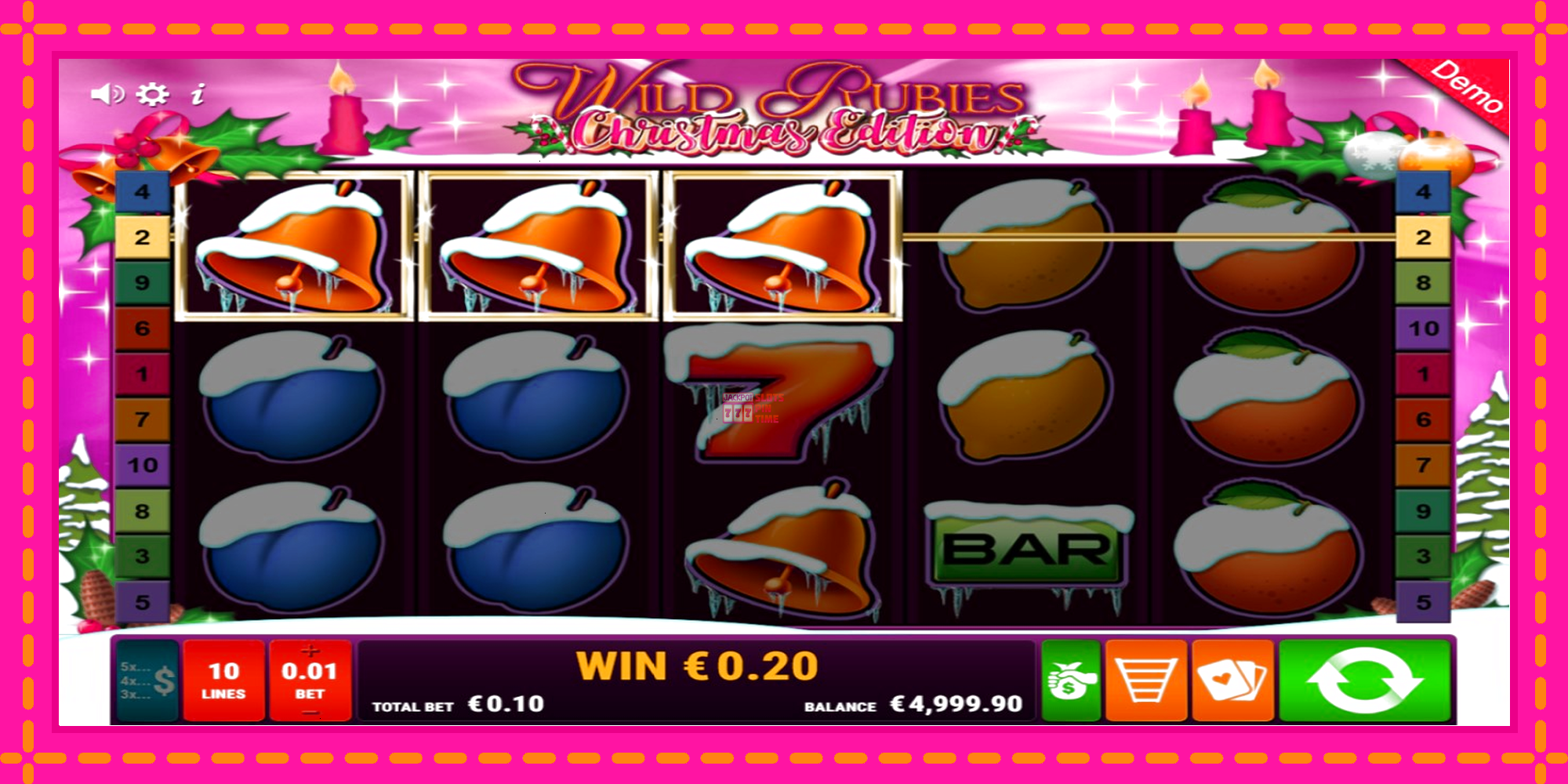 Slot machine Wild Rubies Сhristmas Edition gratuitamente, immagine 2