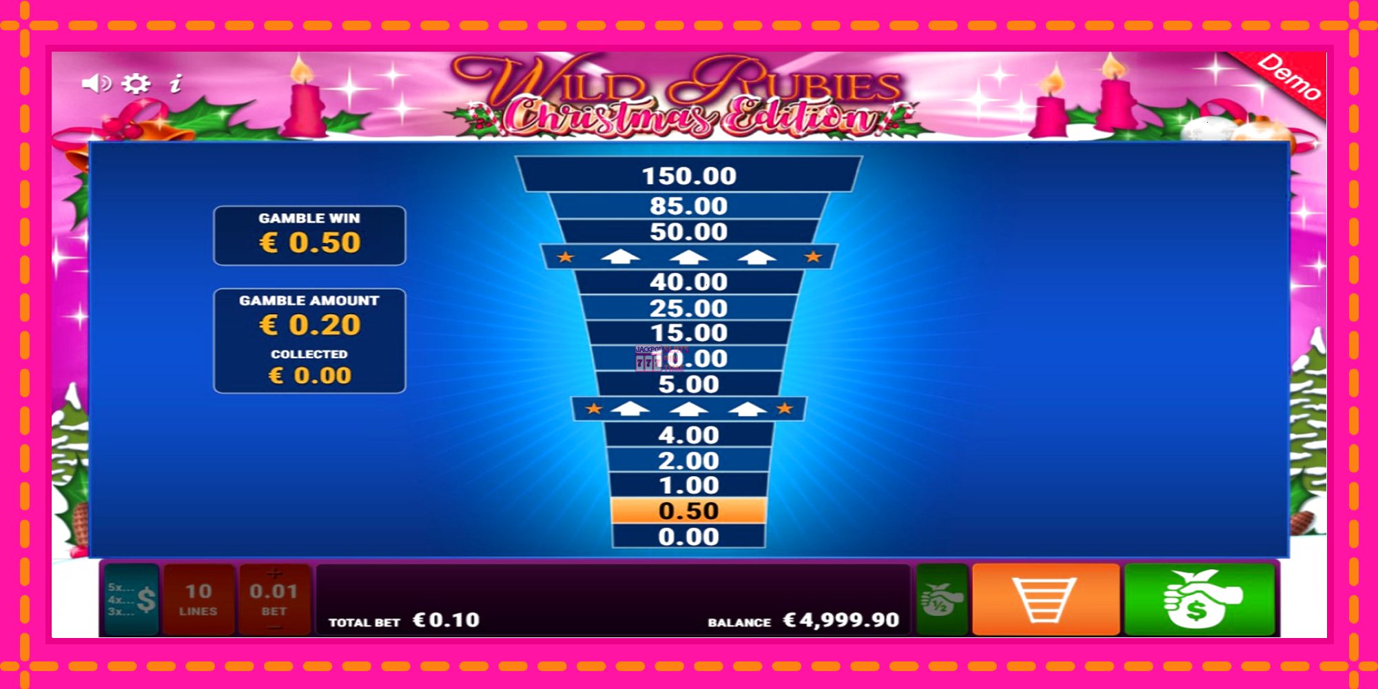 Slot machine Wild Rubies Сhristmas Edition gratuitamente, immagine 4