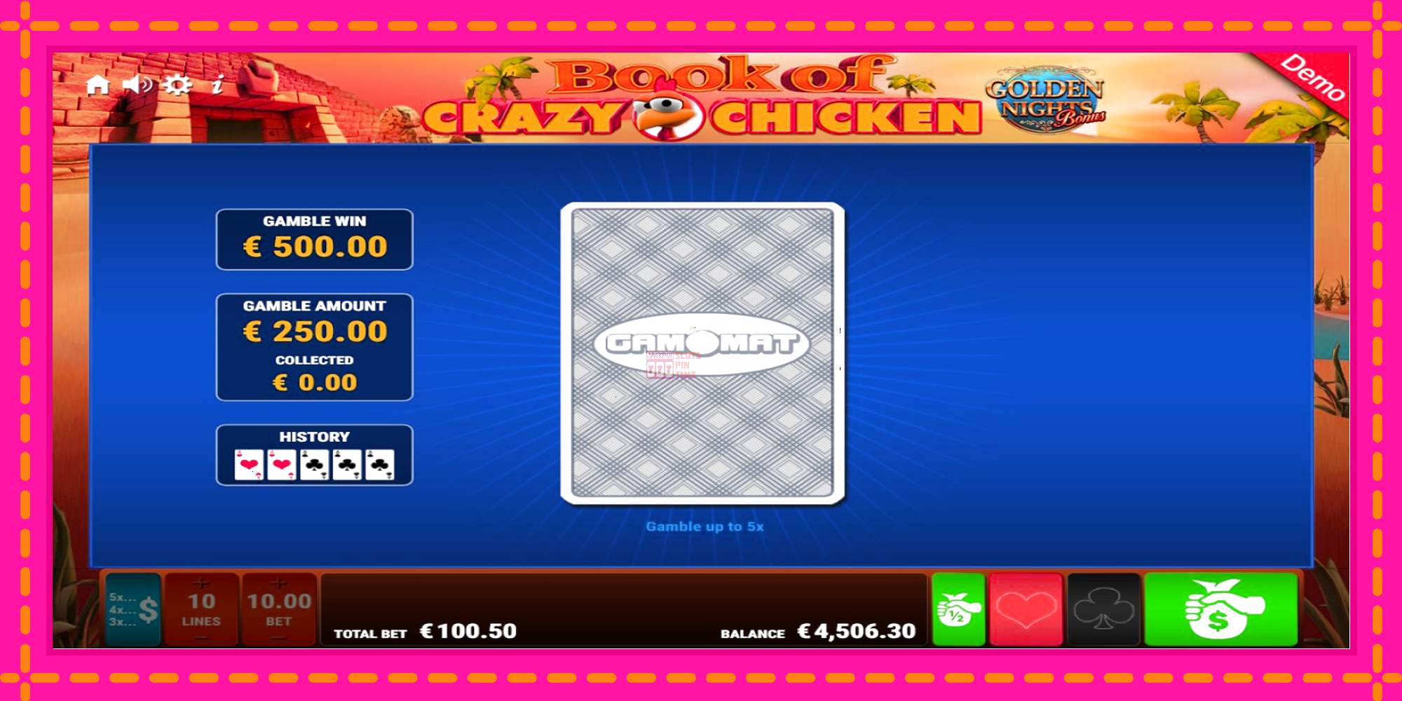 Slot machine Book of Crazy Chicken Golden Nights gratuitamente, immagine 5