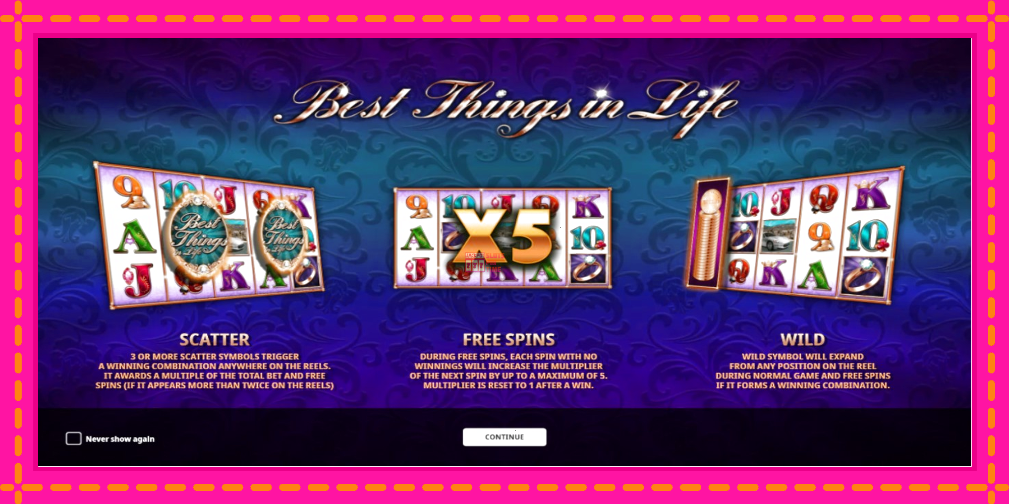 Slot machine Best Things in Life gratuitamente, immagine 1