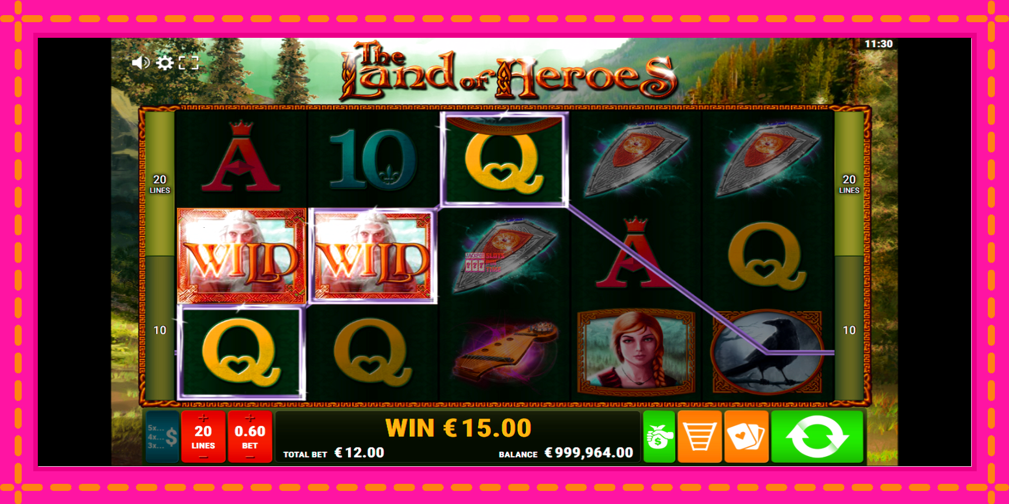 Slot machine The Land of Heroes gratuitamente, immagine 5