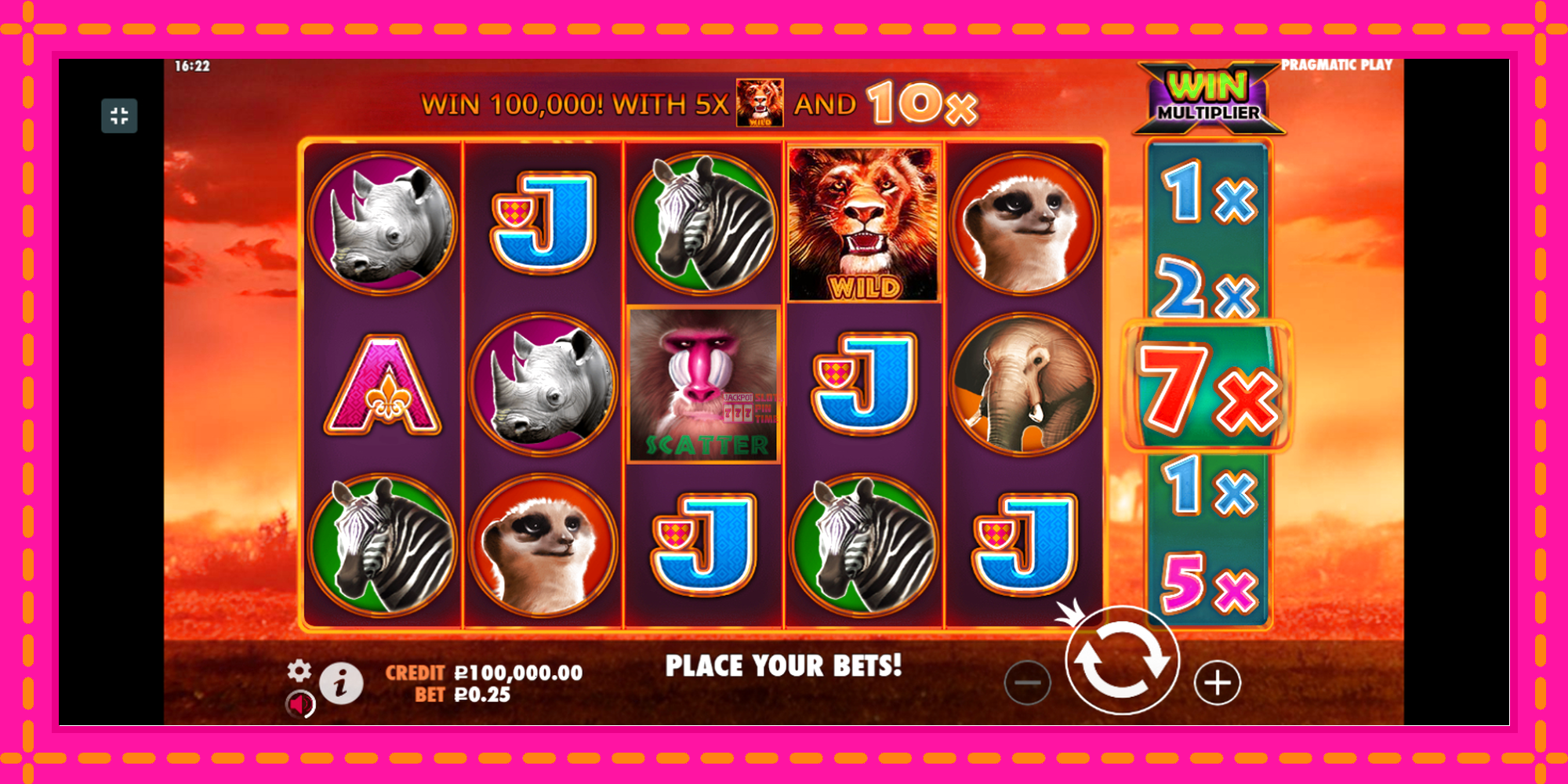 Slot machine Hot Safari gratuitamente, immagine 2