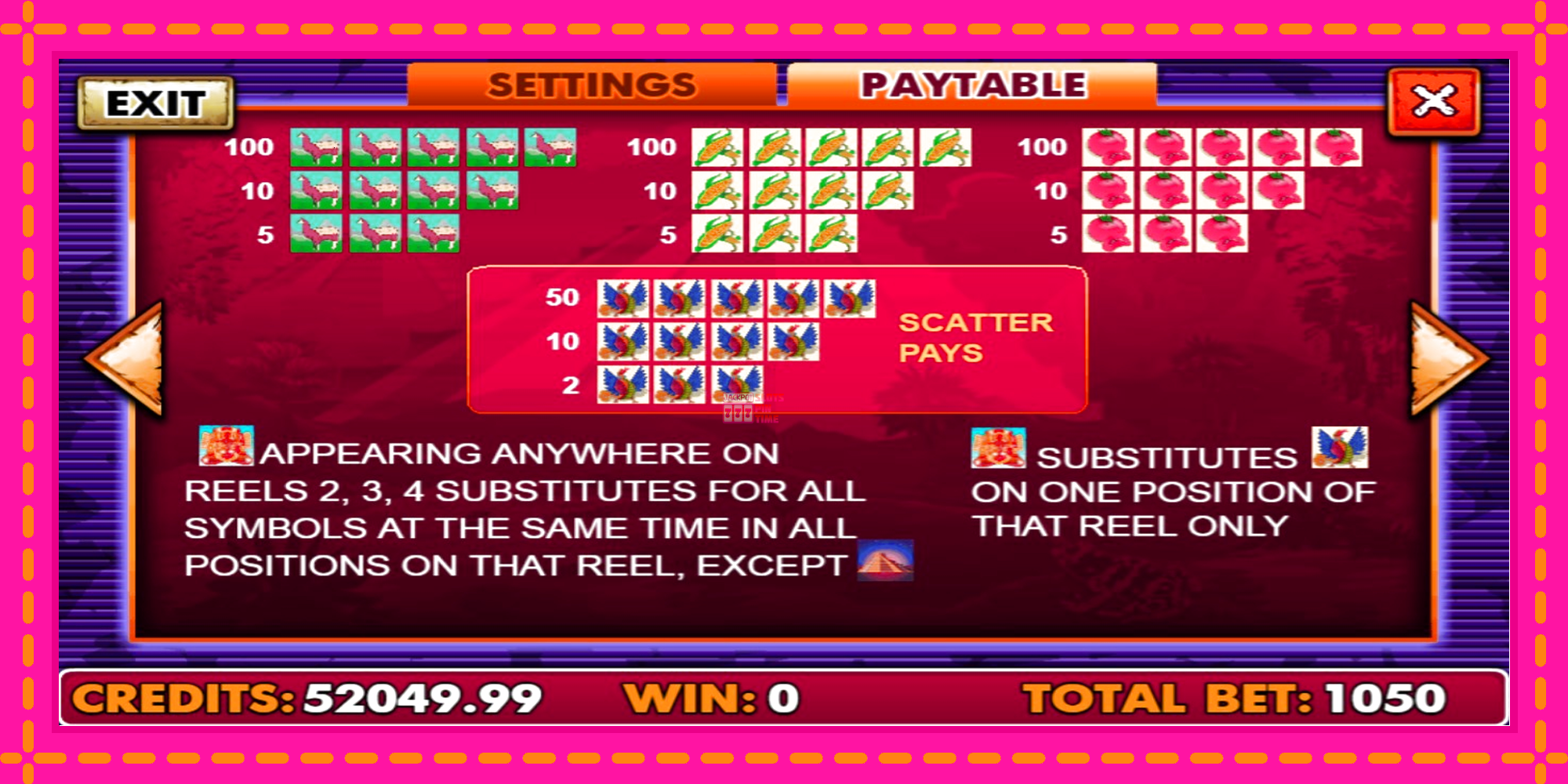 Slot machine Aztec Gold gratuitamente, immagine 5