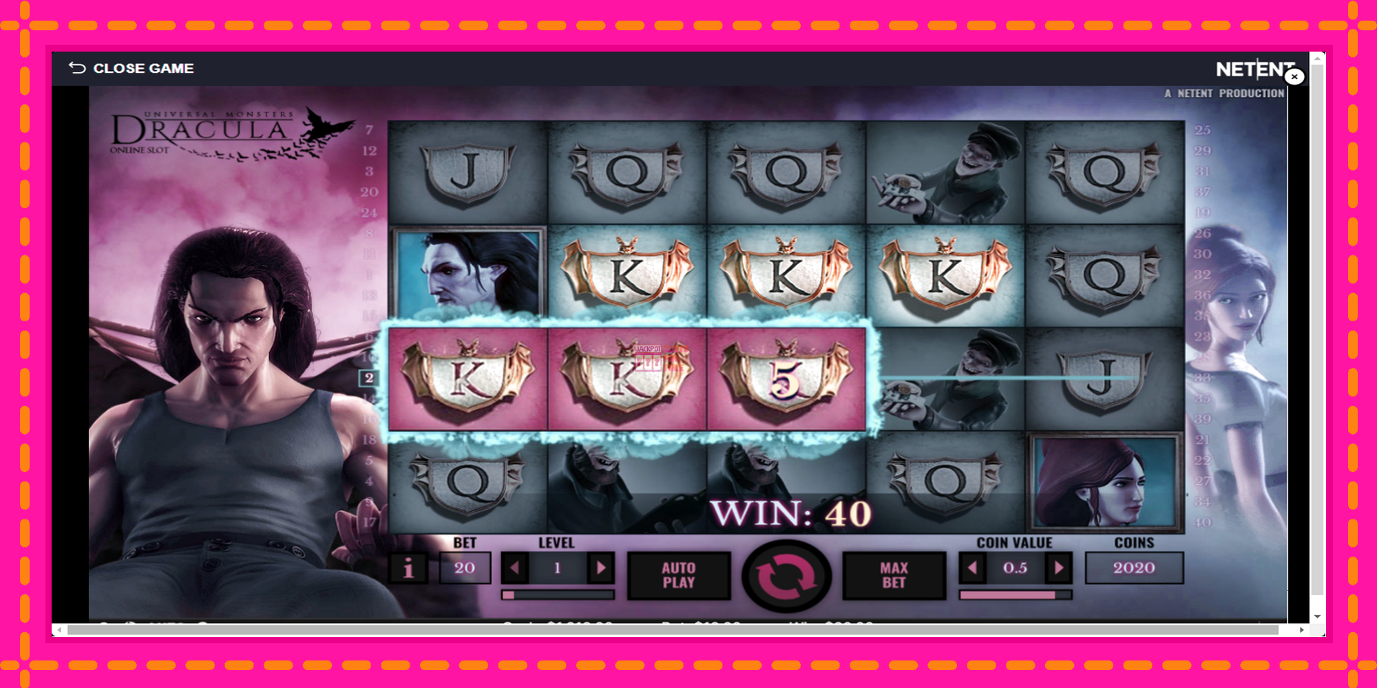 Slot machine Dracula gratuitamente, immagine 3