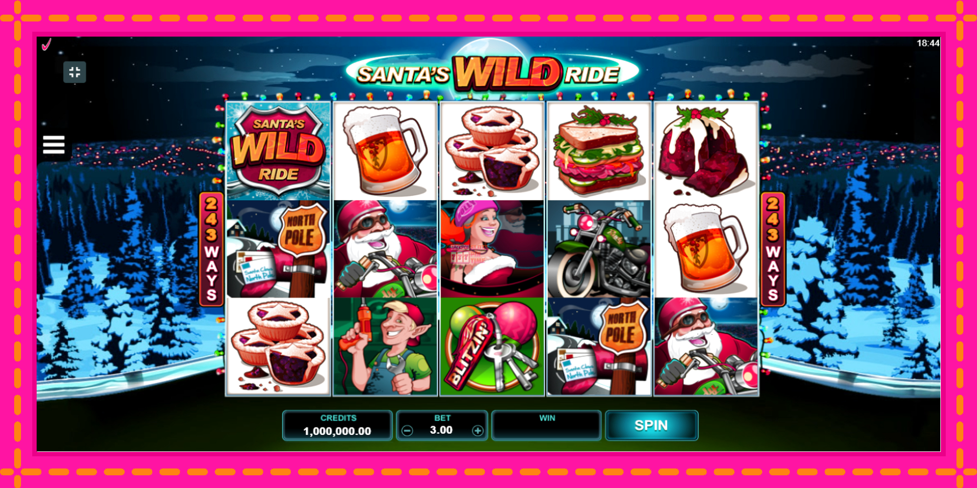 Slot machine Santas Wild Ride gratuitamente, immagine 2