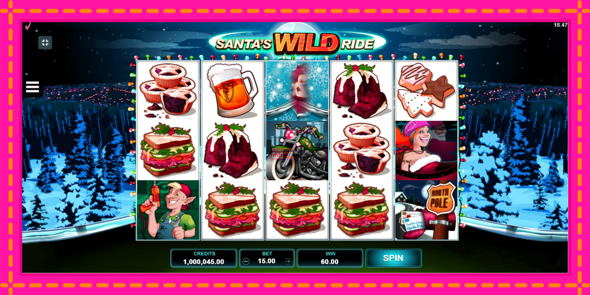 Slot machine Santas Wild Ride gratuitamente, immagine 3