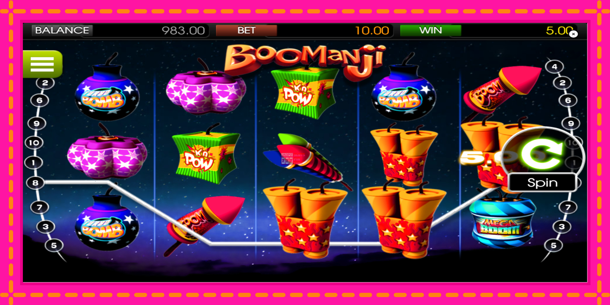 Slot machine Boomanji gratuitamente, immagine 3