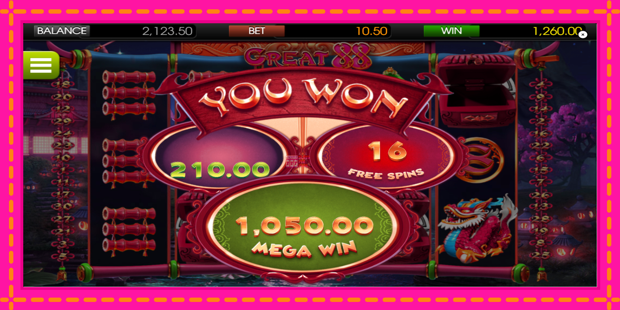 Slot machine Great88 gratuitamente, immagine 6