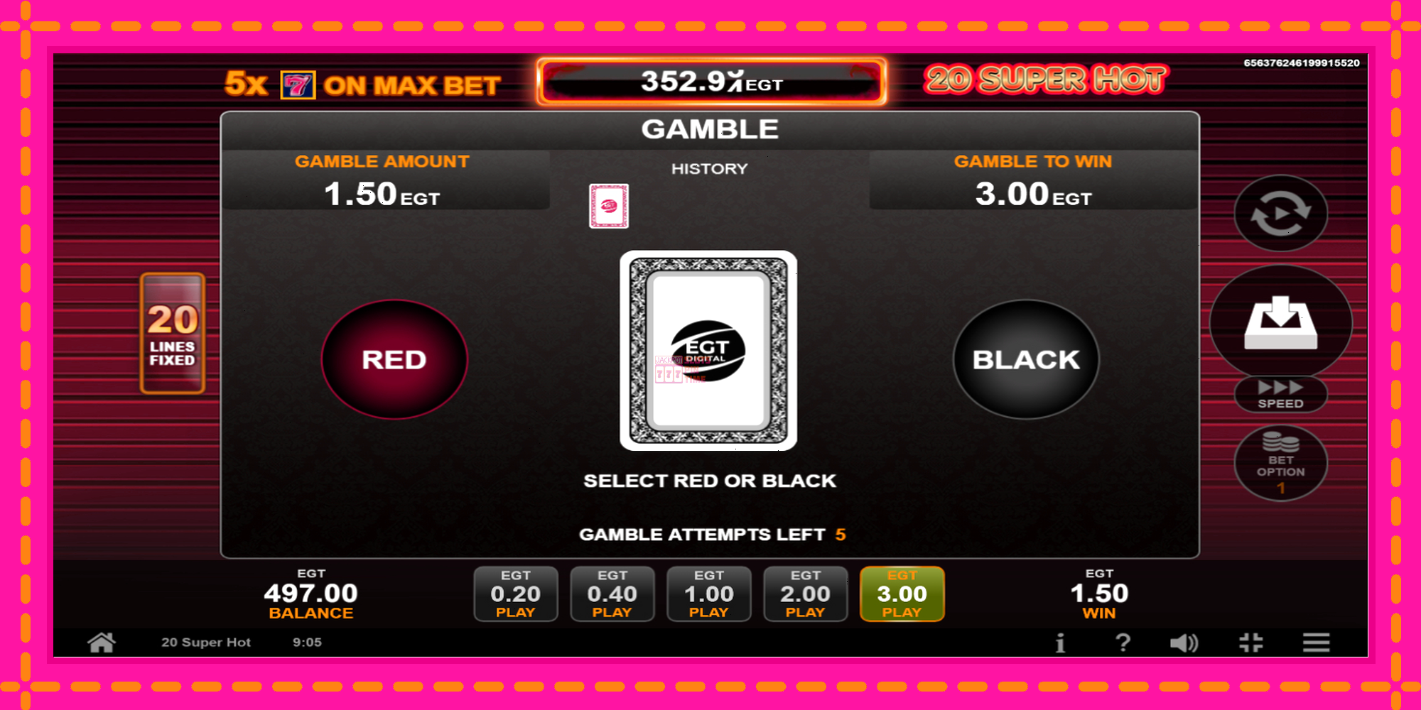 Slot machine 20 Super Hot gratuitamente, immagine 4