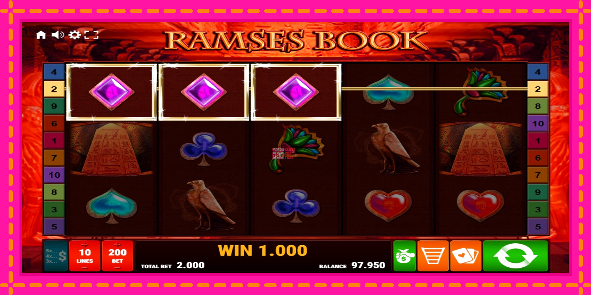 Slot machine Ramses Book gratuitamente, immagine 2