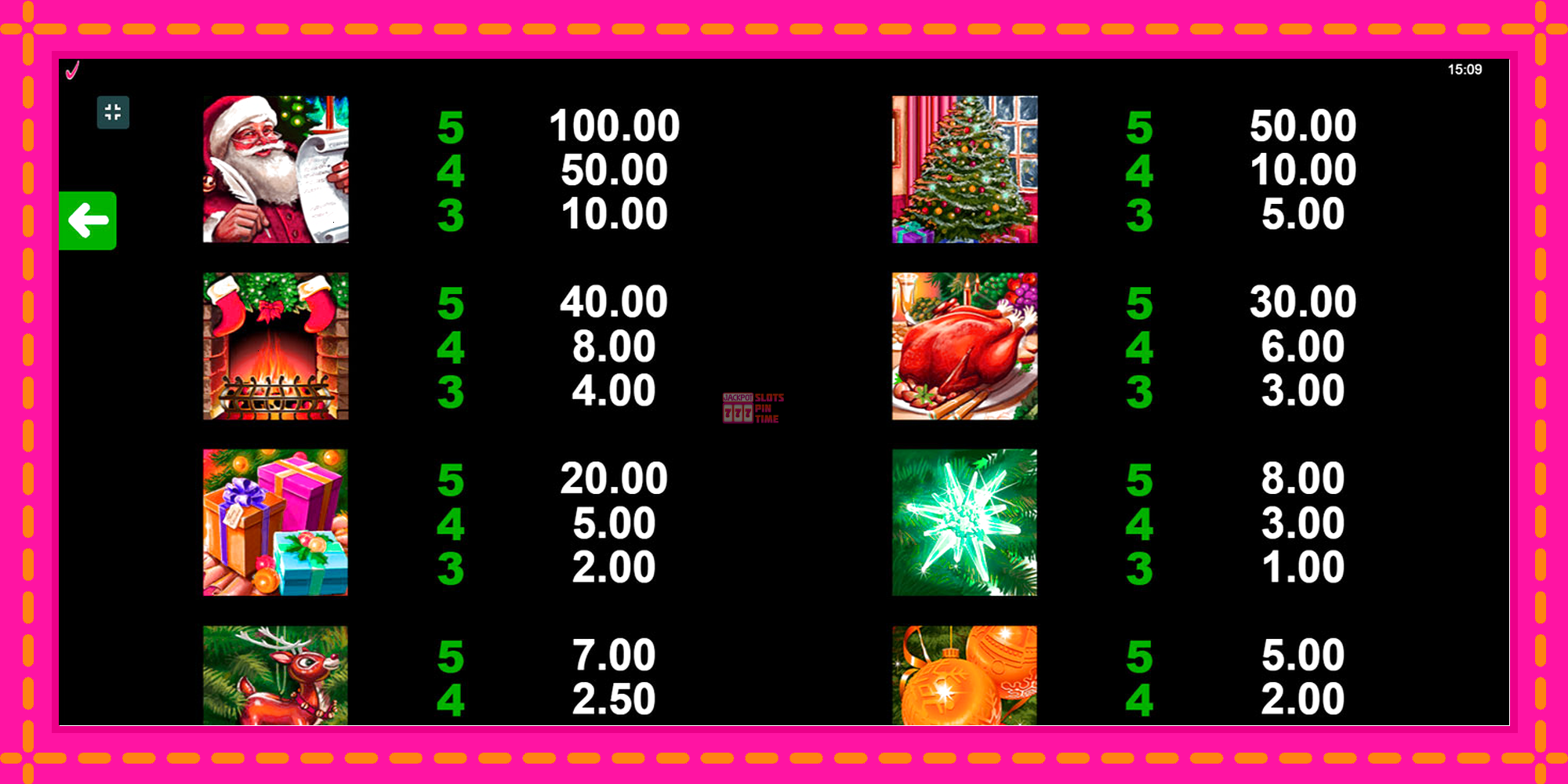 Slot machine Deck The Halls gratuitamente, immagine 7