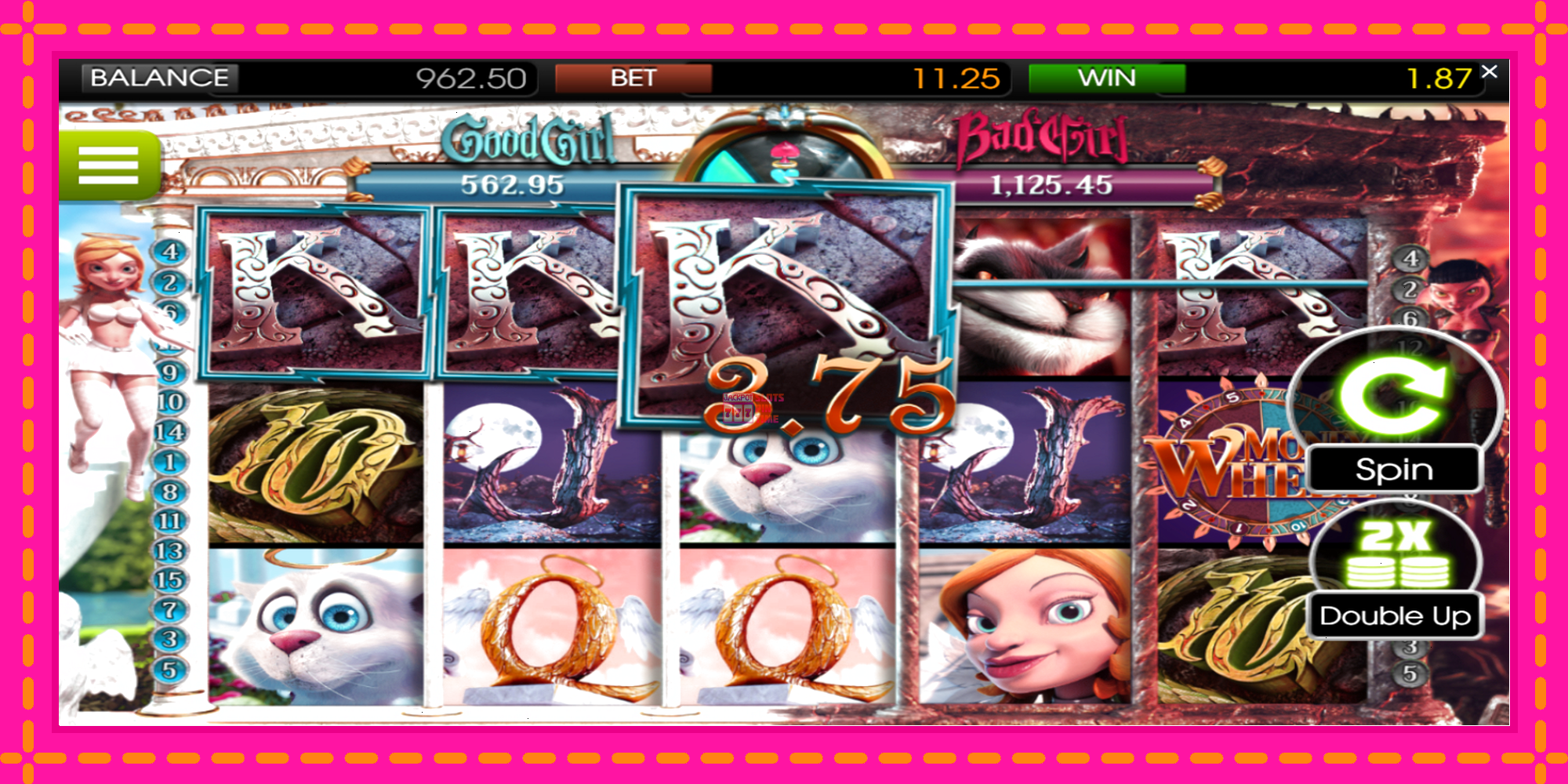 Slot machine Good Girl Bad Girl gratuitamente, immagine 4