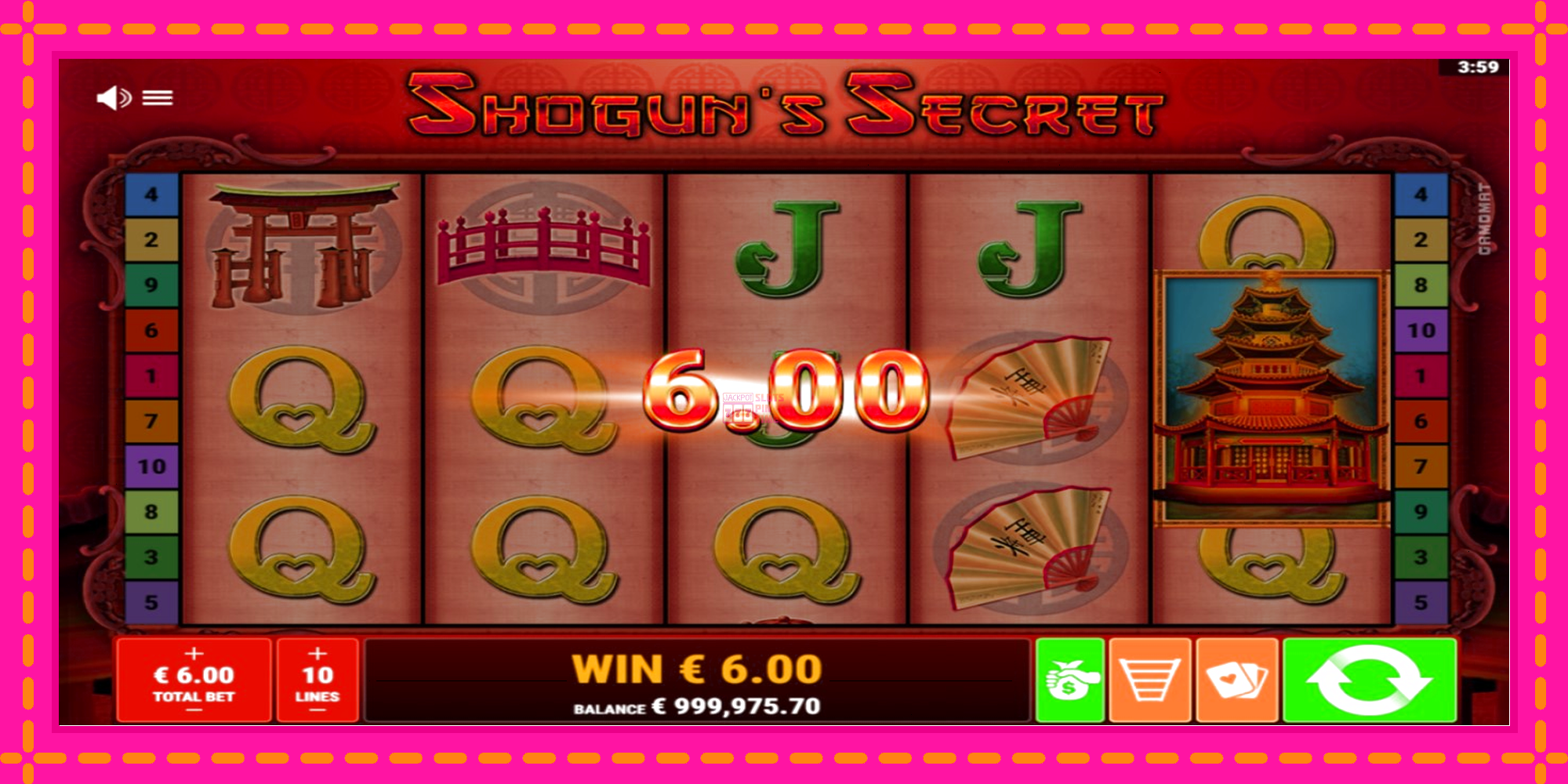 Slot machine Shoguns Secret gratuitamente, immagine 2