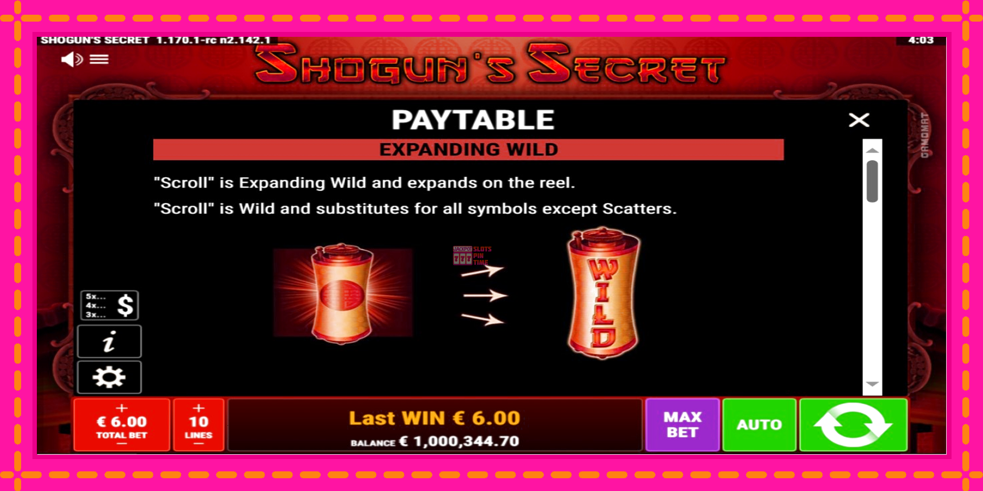 Slot machine Shoguns Secret gratuitamente, immagine 5