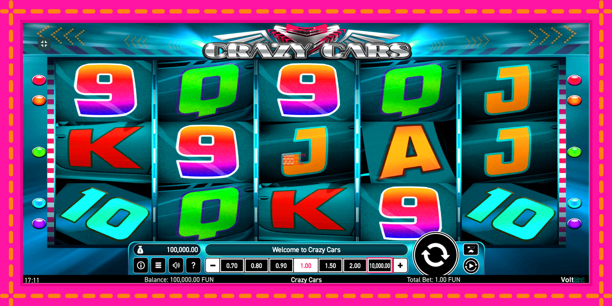 Slot machine Crazy Cars gratuitamente, immagine 1