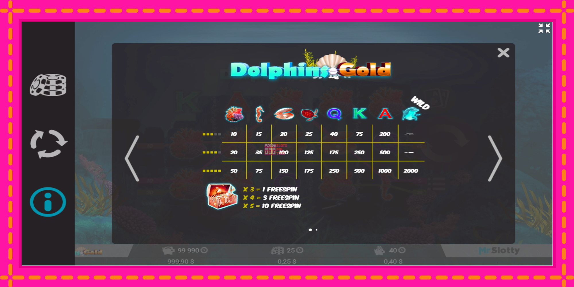 Slot machine Dolphin Quest gratuitamente, immagine 5