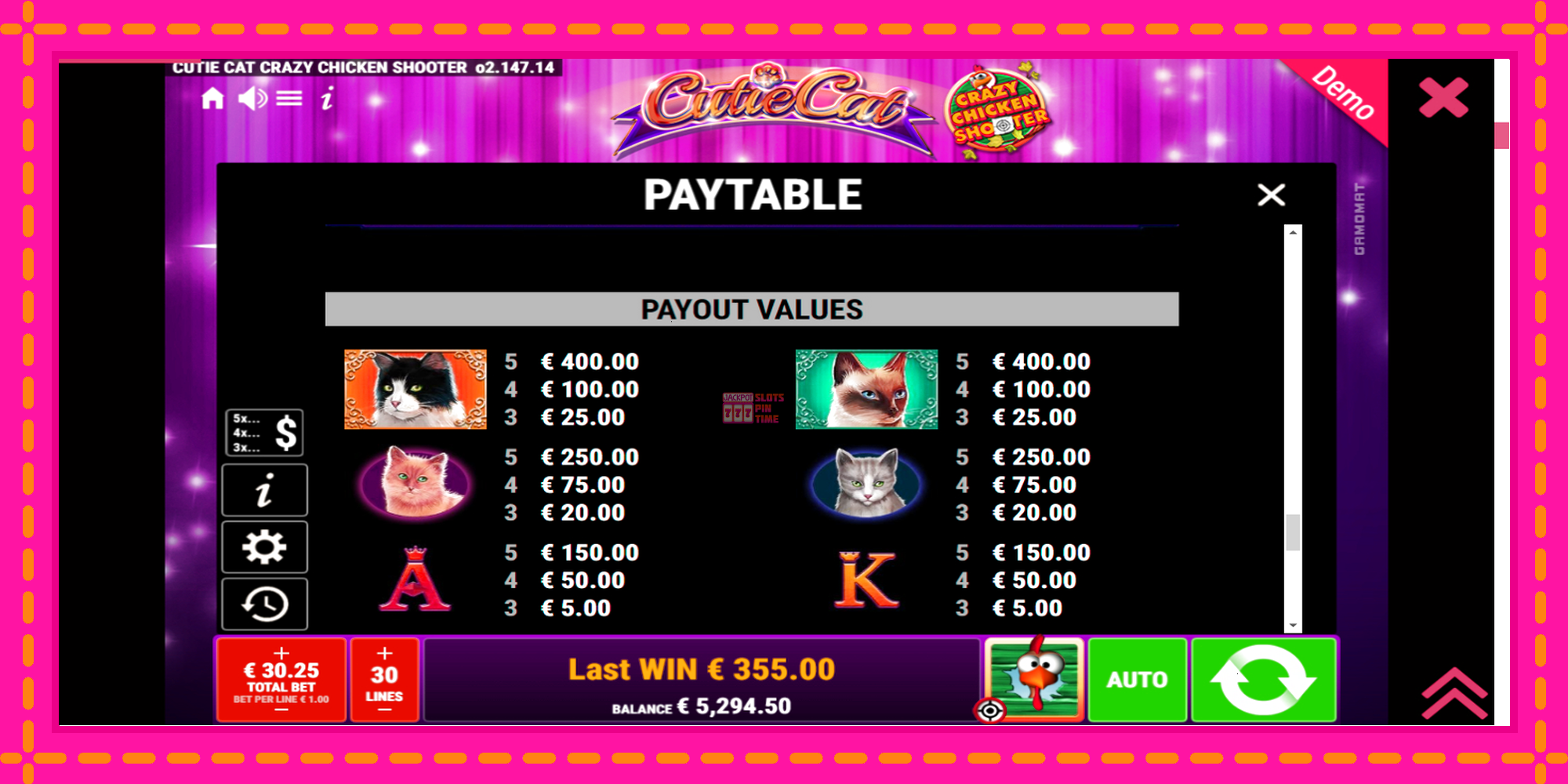 Slot machine Cutie Cat gratuitamente, immagine 6