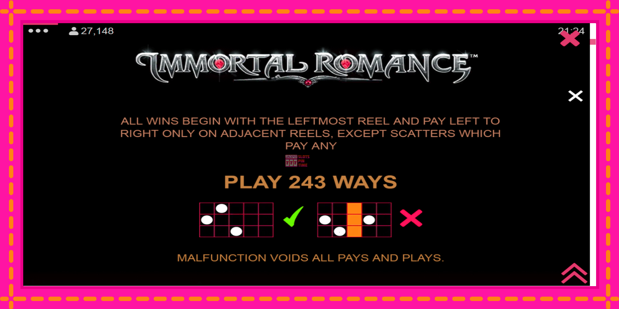 Slot machine Immortal Romance gratuitamente, immagine 7