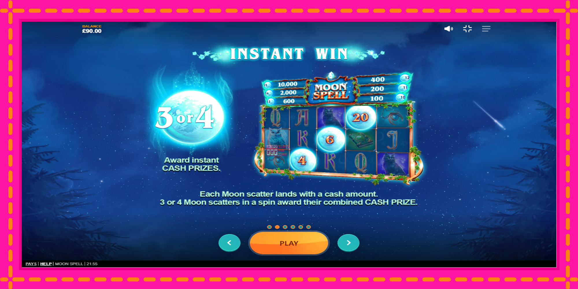 Slot machine Moon Spell gratuitamente, immagine 5