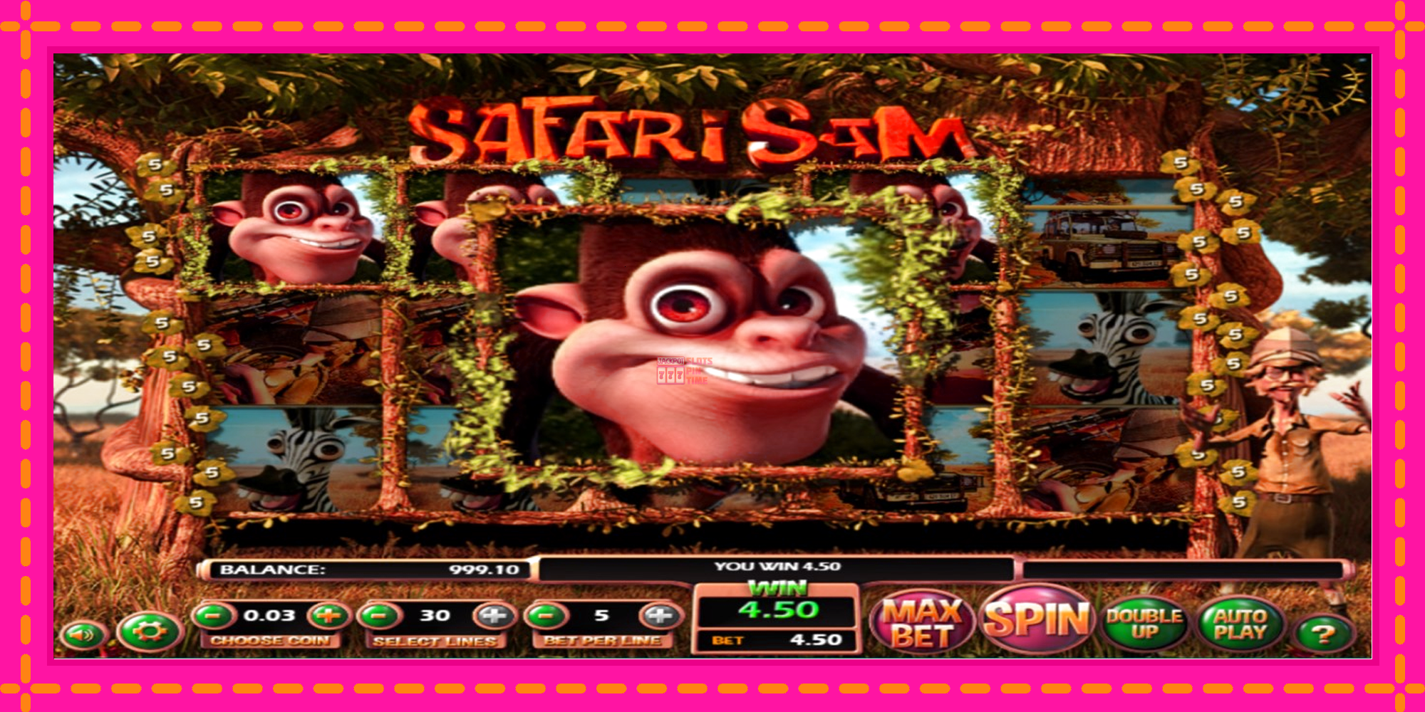 Slot machine Safari Sam gratuitamente, immagine 3